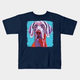 Weimaraner Pop Art - Dog Lover Gifts Kids T-Shirt